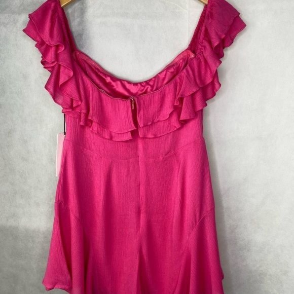 Cotton Candy LA juniors ladies romper hot pink multiple sizes NWT - Picture 7 of 12